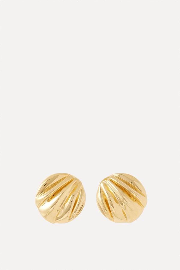 Gold-Tone Clip Earrings from CHLOÉ 