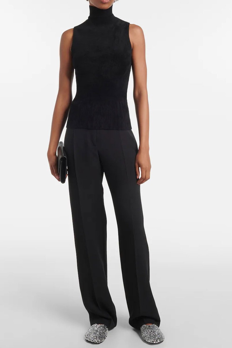 Glove Embellished Leather Ballet Flats from Proenza Schouler