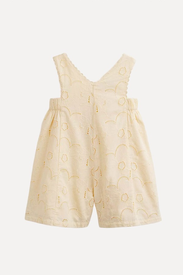 Floral Broderie Cutout Playsuit from Tu
