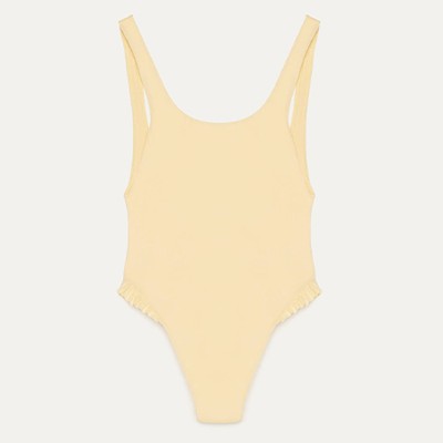 Ruffled Swimsuit from Bershka