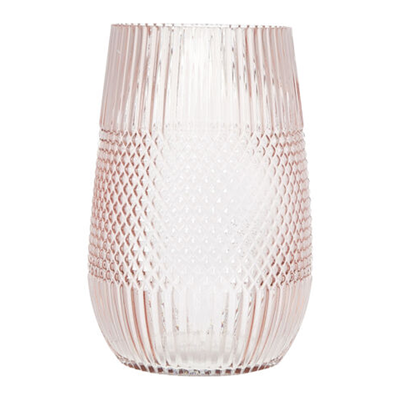 Pink Mixed Texture Vase 