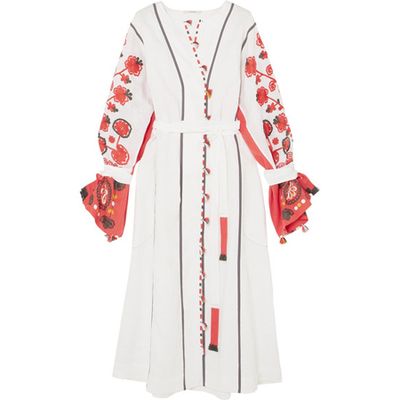 Embroidered Linen Dress from Eres