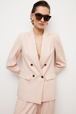 Relaxed Tailored Double Breasted Jacket
