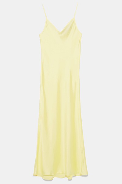 Sateen Dress from Zara