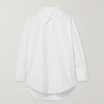 Mika Oversized Cotton-Poplin Shirt from Anine Bing