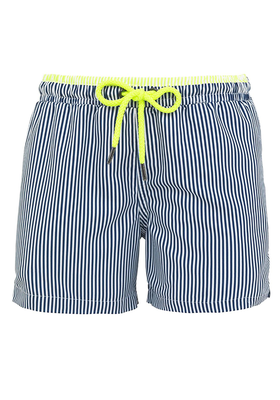 Navy Sunuva Stripe Swim Shorts from Sunuva