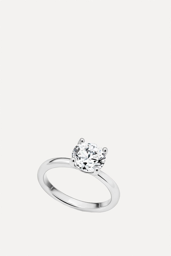 Round Cut Solitaire Ring