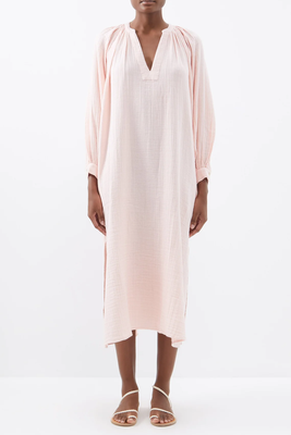 Julia Organic Cotton-Gauze Midi Dress from Anaak