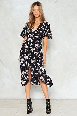 Two To The Flower Of Love Floral Dress