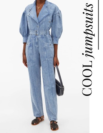 Idun Denim Jumpsuit, £490 | Sea