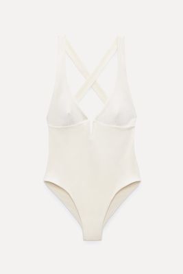 Swimsuit With Crossover Straps from Zara