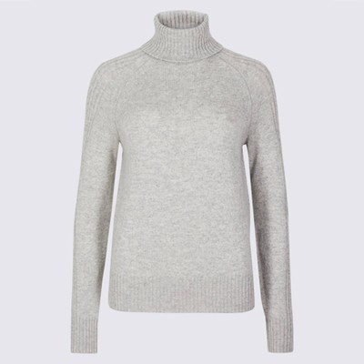 Lambswool Rich Textured Roll Neck Jumper