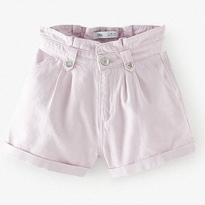 Faded Paperbag Bermuda Shorts