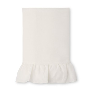 Ruffle Irish Linen Tablecloth from Rebecca Udall