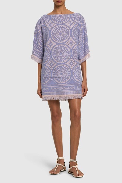 Halliday Linen Printed Mini Dress  from Zimmermann 