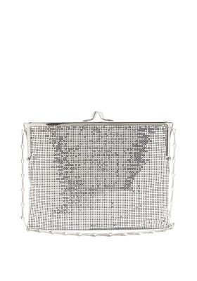 Pixel Small Chainmail-Mesh Shoulder Bag from Paco Rabbane