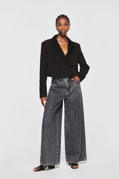 Jacinda Diamante Wide Leg Jeans from ALIGNE