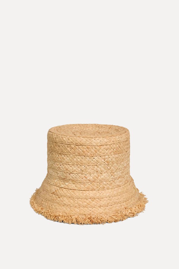 Raffia Reversible Brim Hat