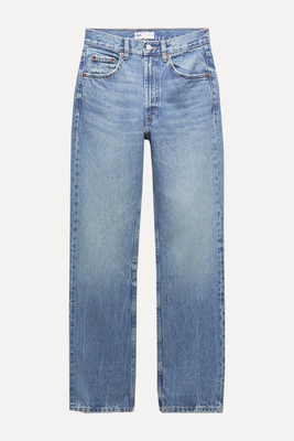 Straight-Leg High-Waist TRF Jeans  from Zara