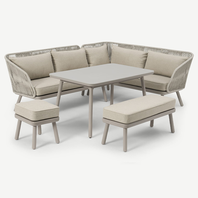 Alif Garden Corner Dining Set