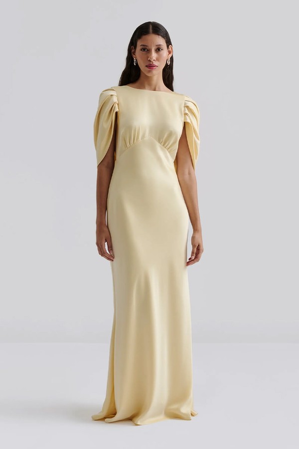 Louise Drape Back Maxi Dress from Malina