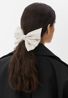 Linen Bow Hair Clip from Arket