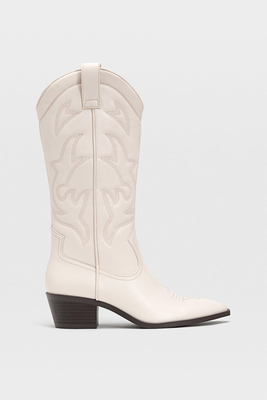 Heeled Cowboy Boots from Stradivarius