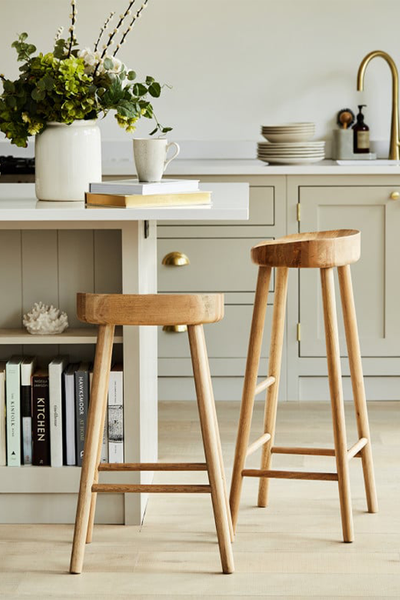 Weathered Oak Stool from Rose & Grey