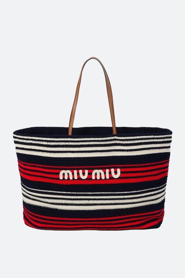 Crochet Tote Bag from Miu Miu