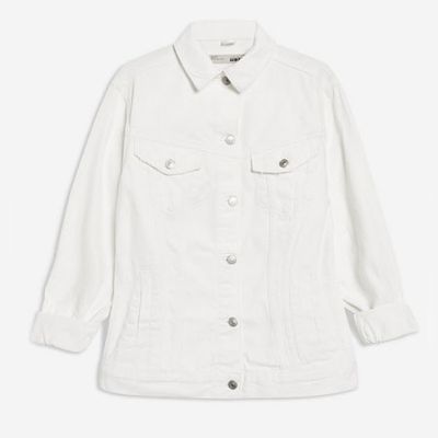 White Denim Jacket from Topshop