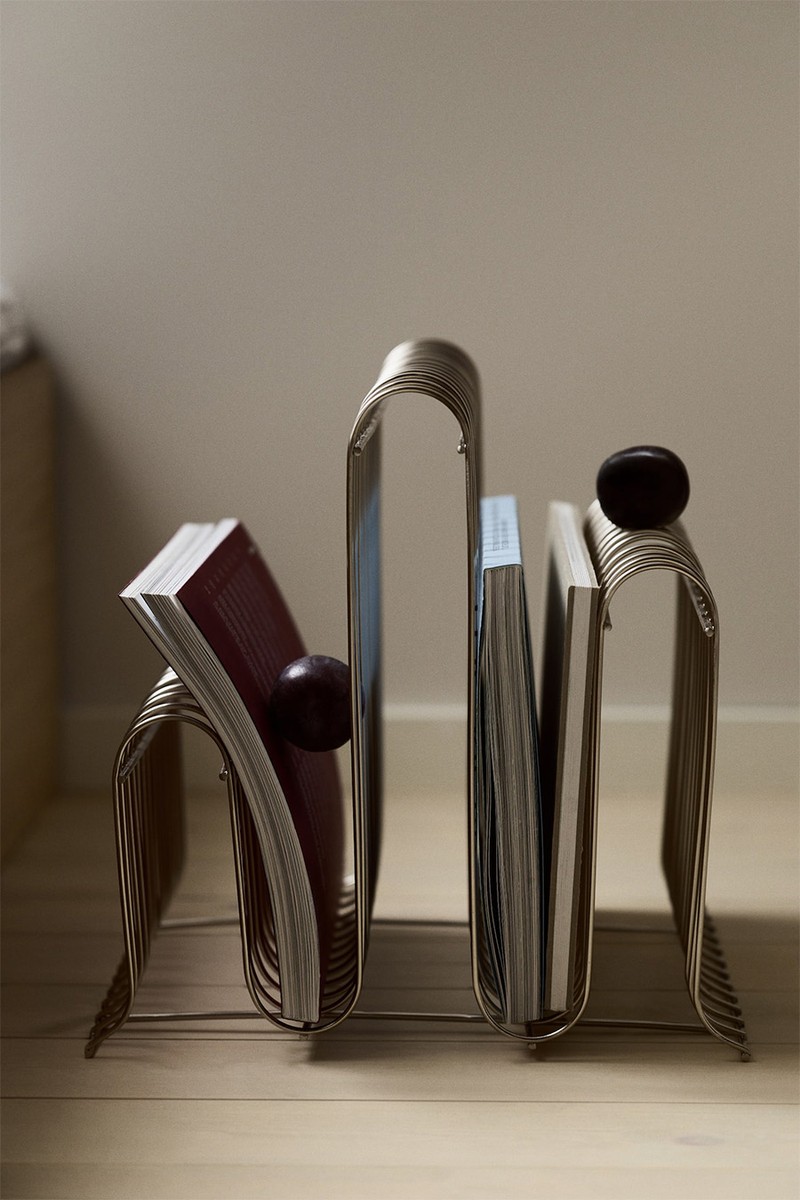 Stainless Steel Magazine Rack