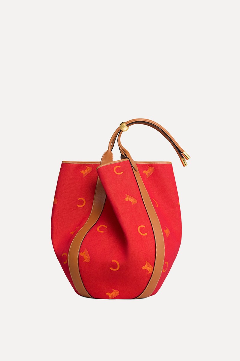 Large Drop Bucket Bag  from Celine
