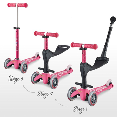 Mini Micro 3-In-1 Deluxe Push Scooter from Micro Scooters