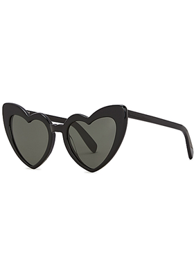 SL181 Loulou Heart-Frame Sunglasses from Saint Laurent