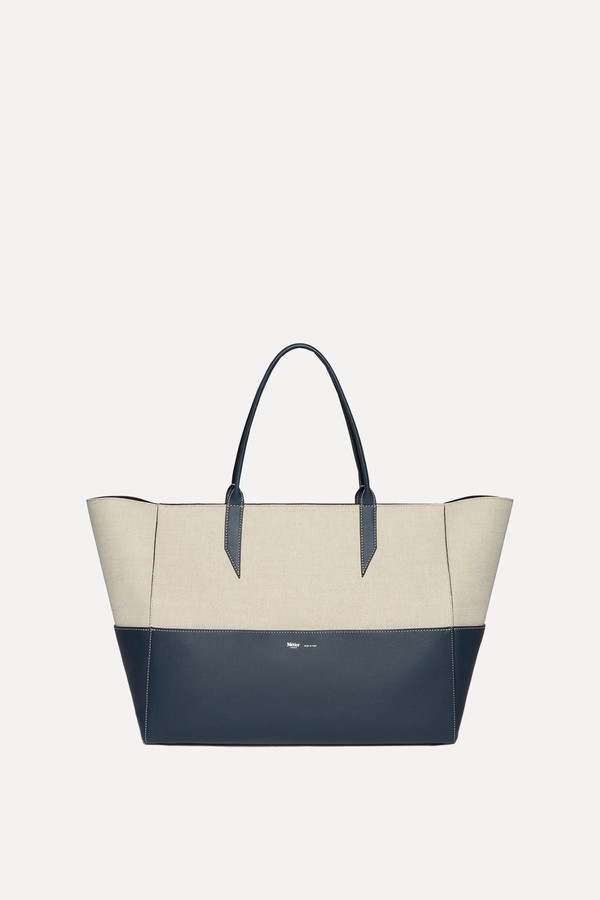 Linen and Slate Incognito Large Cabas Bag from Métier x Relove