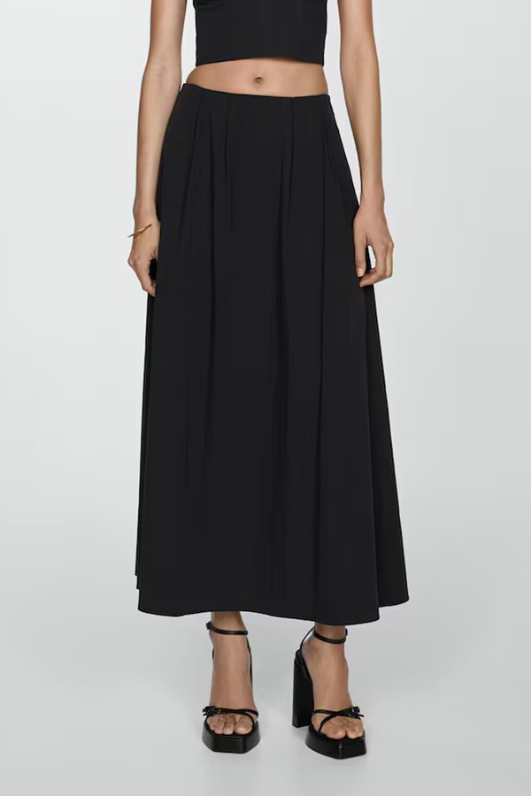 Long Flared Skirt from Mango