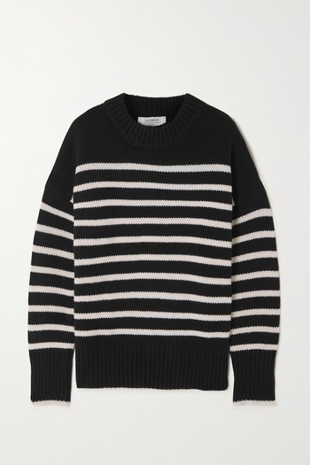 Marin Striped Wool & Cashmere-Blend Sweater from La Ligne