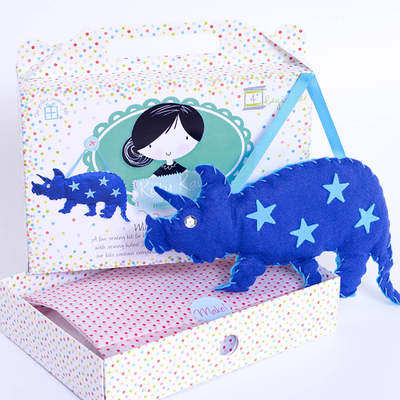 Keep Busy Boys Blue Dinosaur Craft Sewing Kit from Kitty Kay Make & Sew