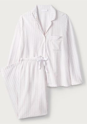 Brushed Cotton Stripe Pyjama Set