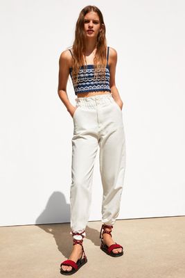 Paper Bag Trousers from Zara