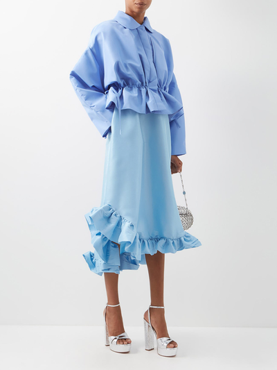 Alice Ruffled Taffeta Jacket from Kika Vagas