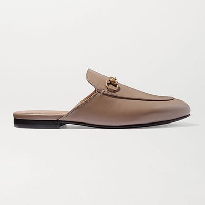 Princetown Horsebit-Detailed Leather Slippers from Gucci