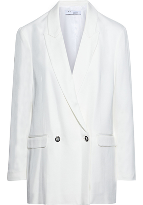 Kitch Double-Breasted Twill Blazer from Iro