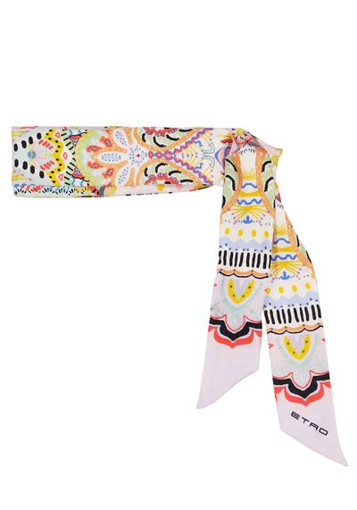 Printed Silk Twill Scarf from Etro