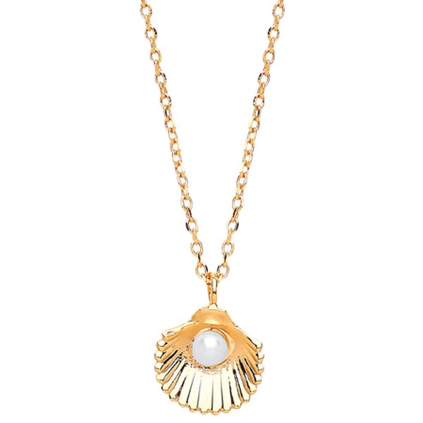 Shell Freshwater Pearl Pendant Necklace from Estella Bartlett