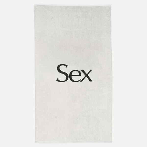 'Sex' Beach Towel from Christopher Kane