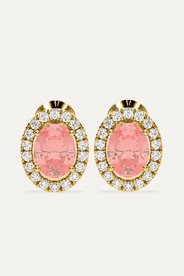 Georgina Pink Lab Diamond Earrings