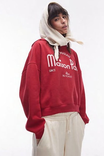 Maison Paris Oversized Hoodie from Topshop