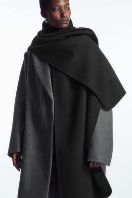 Oversized Double-Faced Wool Scarf from COS