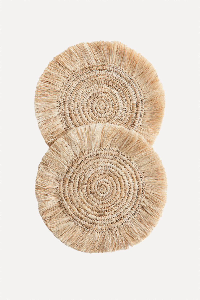 Set Of 2 Banana Fibre Placemats from H&M